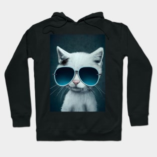 Cat with Sunglasses Hoodie